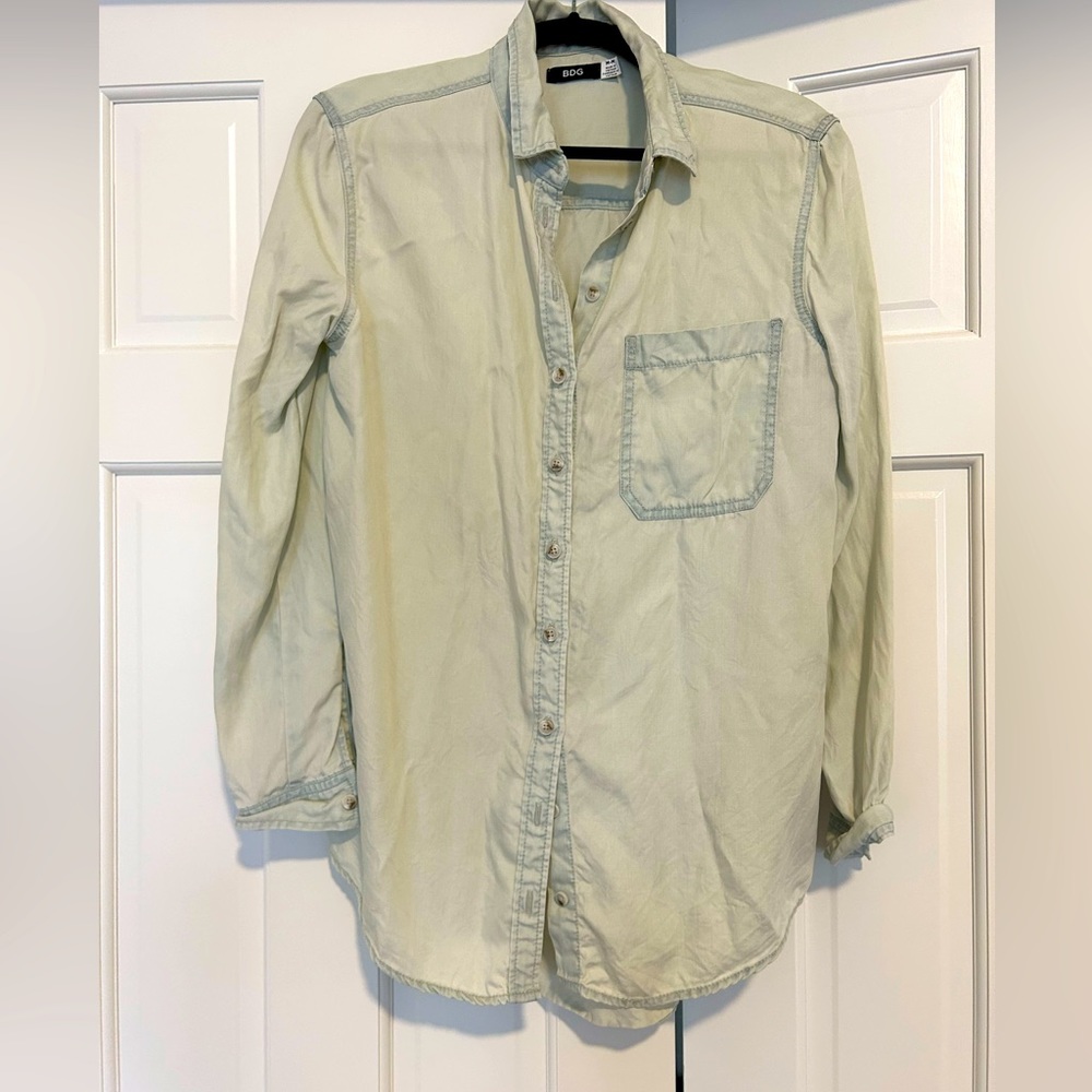 Boyfriend Light Denim Button-up